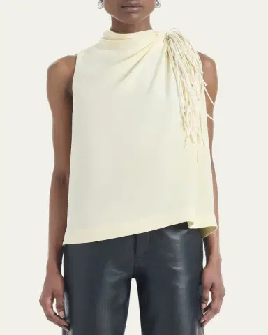 Altuzarra Alden Silk Fringe Top | Thumbnail 4 Altuzarra Alden Silk Fringe Top | Thumbnail 4