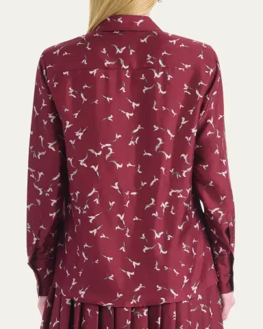 Altuzarra Chika Printed Satin Top | Thumbnail 3 Altuzarra Chika Printed Satin Top | Thumbnail 3