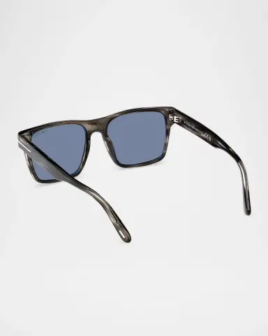 Tom Ford Men's Calder Acetate Square Sunglasses | Thumbnail 2 Tom Ford Men's Calder Acetate Square Sunglasses | Thumbnail 2