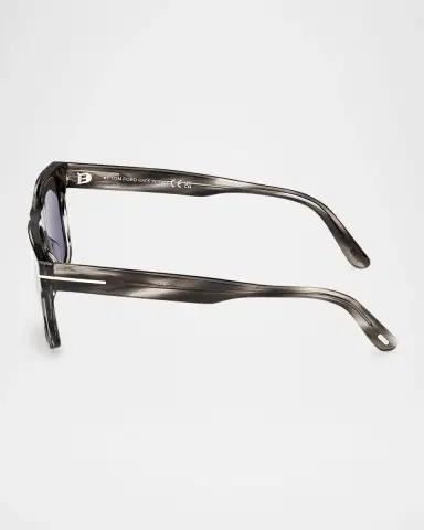 Tom Ford Men's Calder Acetate Square Sunglasses | Thumbnail 4 Tom Ford Men's Calder Acetate Square Sunglasses | Thumbnail 4