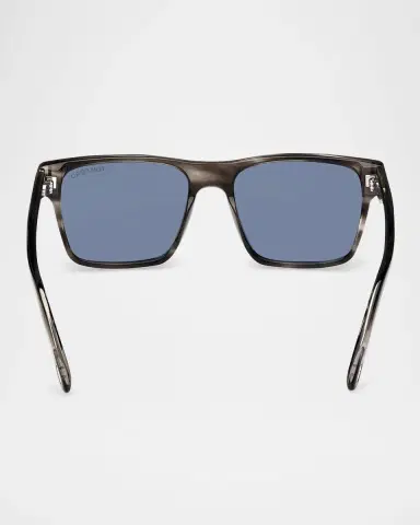Tom Ford Men's Calder Acetate Square Sunglasses | Thumbnail 5 Tom Ford Men's Calder Acetate Square Sunglasses | Thumbnail 5