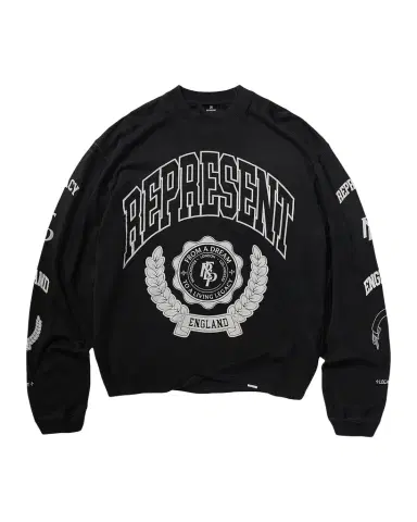 Represent Men's Represent Legacy Crest Long-Sleeve T-Shirt | Thumbnail 1 Represent Men's Represent Legacy Crest Long-Sleeve T-Shirt | Thumbnail 1