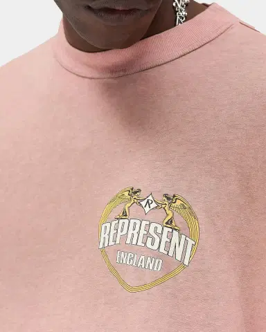 Represent Men's Angel Border Boxy-Fit T-Shirt | Thumbnail 5 Represent Men's Angel Border Boxy-Fit T-Shirt | Thumbnail 5