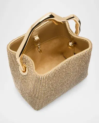 Cult Gaia Solene Mini Rhinestone Sculptural Top-Handle Bag | Thumbnail 4 Cult Gaia Solene Mini Rhinestone Sculptural Top-Handle Bag | Thumbnail 4