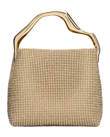 Cult Gaia Solene Mini Rhinestone Sculptural Top-Handle Bag | Thumbnail 1 Cult Gaia Solene Mini Rhinestone Sculptural Top-Handle Bag | Thumbnail 1