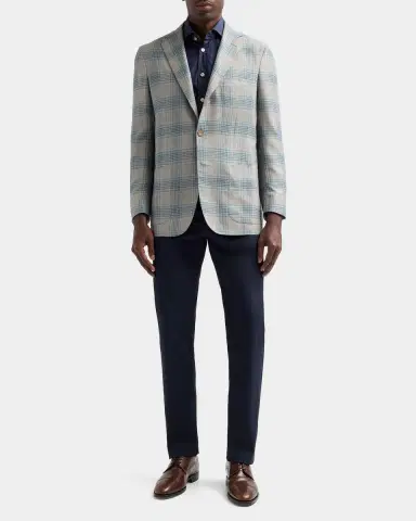 Kiton Men's Cashmere Plaid Single-Breasted Sport Coat | Thumbnail 2 Kiton Men's Cashmere Plaid Single-Breasted Sport Coat | Thumbnail 2