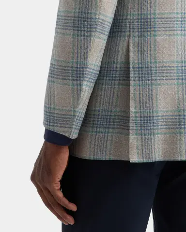 Kiton Men's Cashmere Plaid Single-Breasted Sport Coat | Thumbnail 8 Kiton Men's Cashmere Plaid Single-Breasted Sport Coat | Thumbnail 8