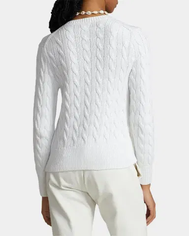 Polo Ralph Lauren Cable-Knit Cotton Crewneck Cardigan | Thumbnail 4 Polo Ralph Lauren Cable-Knit Cotton Crewneck Cardigan | Thumbnail 4
