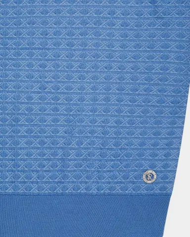 Stefano Ricci Men 's Geometric Knit Quarter-Zip Polo Shirt | Thumbnail 7 Stefano Ricci Men 's Geometric Knit Quarter-Zip Polo Shirt | Thumbnail 7