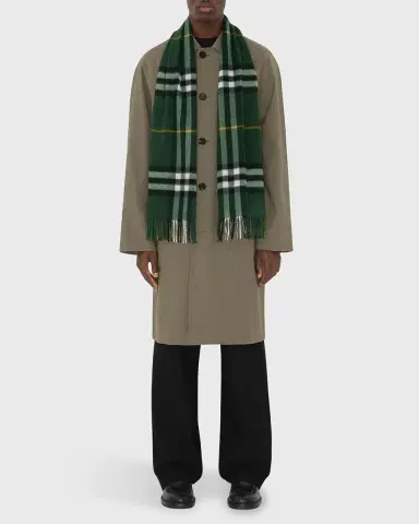 Burberry Giant Check Cashmere Scarf | Thumbnail 2 Burberry Giant Check Cashmere Scarf | Thumbnail 2