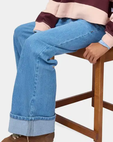 Molo Girl's Aleen Wide-Leg Jeans, Size 4-7 | Thumbnail 3 Molo Girl's Aleen Wide-Leg Jeans, Size 4-7 | Thumbnail 3