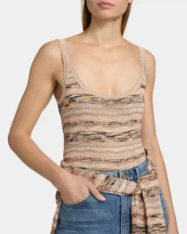 Ulla Johnson Clotilde Wavy Knit Tank Top | Thumbnail 5 Ulla Johnson Clotilde Wavy Knit Tank Top | Thumbnail 5