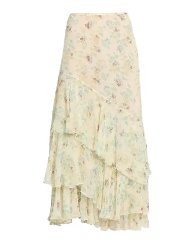 Ulla Johnson Meadow Silk Midi Skirt | Thumbnail 1 Ulla Johnson Meadow Silk Midi Skirt | Thumbnail 1