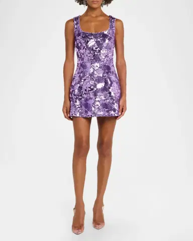 HELSI Greta Sequin Sleeveless Mini Dress | Thumbnail 2 HELSI Greta Sequin Sleeveless Mini Dress | Thumbnail 2