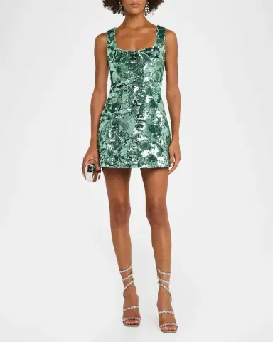 HELSI Greta Sequin Sleeveless Mini Dress | Thumbnail 2 HELSI Greta Sequin Sleeveless Mini Dress | Thumbnail 2