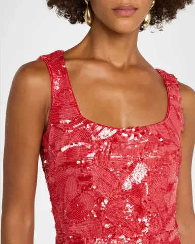 HELSI Iris Sequin Sleeveless Gown | Thumbnail 5 HELSI Iris Sequin Sleeveless Gown | Thumbnail 5
