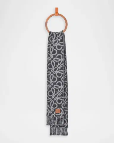 Loewe Wool and Cashmere Anagram Scarf | Thumbnail 2 Loewe Wool and Cashmere Anagram Scarf | Thumbnail 2