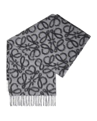 Loewe Wool and Cashmere Anagram Scarf | Thumbnail 1 Loewe Wool and Cashmere Anagram Scarf | Thumbnail 1