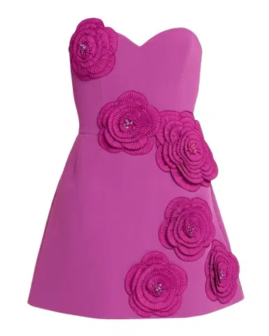HELSI Gia Strapless Floral Applique Mini Dress | Thumbnail 1 HELSI Gia Strapless Floral Applique Mini Dress | Thumbnail 1
