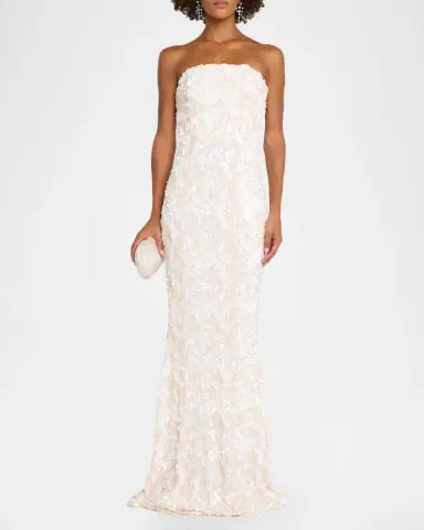 HELSI Helen Strapless Sequin Mermaid Gown | Thumbnail 2 HELSI Helen Strapless Sequin Mermaid Gown | Thumbnail 2
