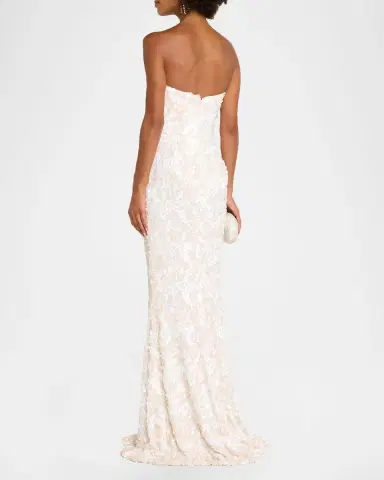 HELSI Helen Strapless Sequin Mermaid Gown | Thumbnail 3 HELSI Helen Strapless Sequin Mermaid Gown | Thumbnail 3