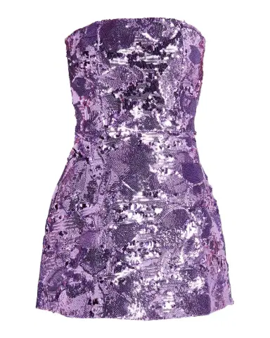 HELSI Linda Strapless Floral Sequin A-Line Mini Dress | Thumbnail 1 HELSI Linda Strapless Floral Sequin A-Line Mini Dress | Thumbnail 1