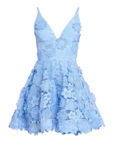 HELSI Blake Plunging Neck Floral Flared Mini Dress | Thumbnail 1 HELSI Blake Plunging Neck Floral Flared Mini Dress | Thumbnail 1