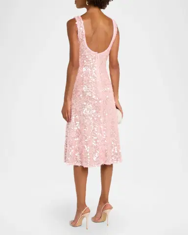 HELSI Isla Fit & Flare Sequin Midi Dress | Thumbnail 3 HELSI Isla Fit & Flare Sequin Midi Dress | Thumbnail 3