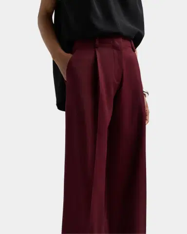 Proenza Schouler White Label Halima Wool Gabardine Pants | Thumbnail 3 Proenza Schouler White Label Halima Wool Gabardine Pants | Thumbnail 3