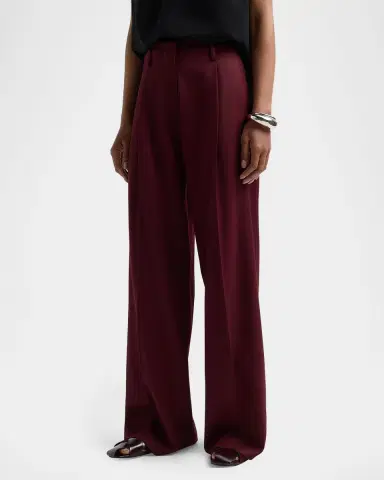 Proenza Schouler White Label Halima Wool Gabardine Pants | Thumbnail 5 Proenza Schouler White Label Halima Wool Gabardine Pants | Thumbnail 5