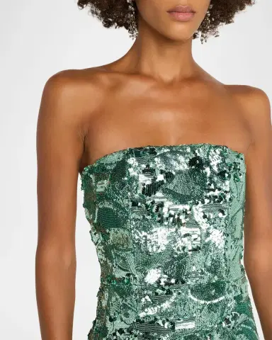 HELSI Leslie Strapless Sequin Column Gown | Thumbnail 5 HELSI Leslie Strapless Sequin Column Gown | Thumbnail 5
