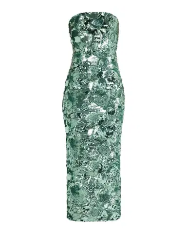 HELSI Leslie Strapless Sequin Column Gown | Thumbnail 1 HELSI Leslie Strapless Sequin Column Gown | Thumbnail 1