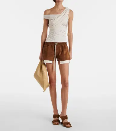 Rick Owens Suede shorts | Thumbnail 2 Rick Owens Suede shorts | Thumbnail 2