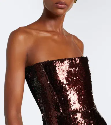 Alex Perry Sequined bustier gown | Thumbnail 3 Alex Perry Sequined bustier gown | Thumbnail 3