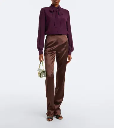 Valentino Garavani Locò Small embellished satin shoulder bag | Thumbnail 6 Valentino Garavani Locò Small embellished satin shoulder bag | Thumbnail 6