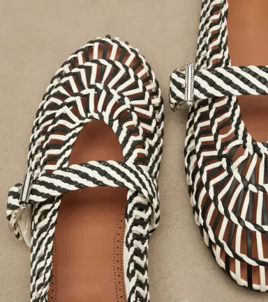 Alaïa Alaïa Woven leather ballet flats | Thumbnail 4 Alaïa Alaïa Woven leather ballet flats | Thumbnail 4