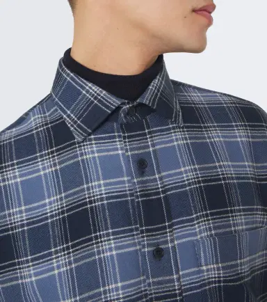 Ralph Lauren Purple Label Checked cotton shirt | Thumbnail 4 Ralph Lauren Purple Label Checked cotton shirt | Thumbnail 4