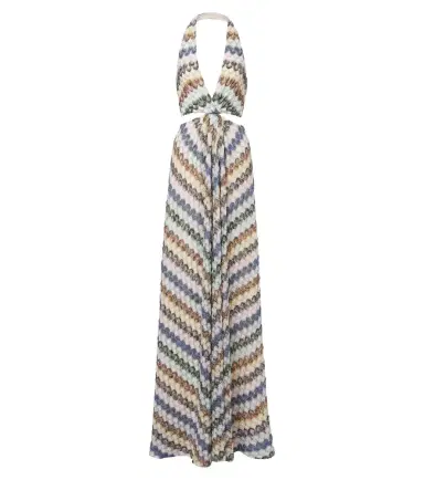 Missoni Zigzag cutout lamé maxi dress | Thumbnail 1 Missoni Zigzag cutout lamé maxi dress | Thumbnail 1
