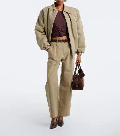 Magda Butrym Cotton wide-leg pants | Thumbnail 2 Magda Butrym Cotton wide-leg pants | Thumbnail 2