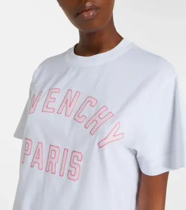 Givenchy Embroidered cotton T-shirt | Thumbnail 4 Givenchy Embroidered cotton T-shirt | Thumbnail 4