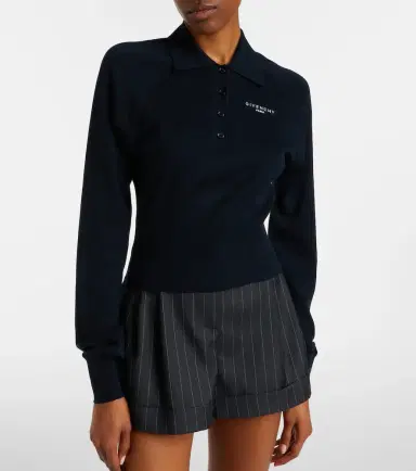 Givenchy Cotton and silk polo sweater | Thumbnail 6 Givenchy Cotton and silk polo sweater | Thumbnail 6