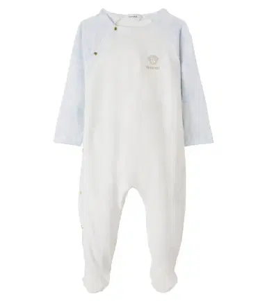 Versace Kids Baby Medusa cotton-blend onesie | Thumbnail 1 Versace Kids Baby Medusa cotton-blend onesie | Thumbnail 1