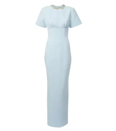 Rachel Gilbert Dovetta embellished crêpe corset gown | Thumbnail 1 Rachel Gilbert Dovetta embellished crêpe corset gown | Thumbnail 1