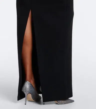 Rachel Gilbert Oscar off-shoulder crêpe corset gown | Thumbnail 4 Rachel Gilbert Oscar off-shoulder crêpe corset gown | Thumbnail 4
