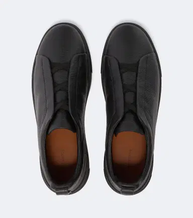 Zegna Triple Stitch leather sneakers | Thumbnail 4 Zegna Triple Stitch leather sneakers | Thumbnail 4
