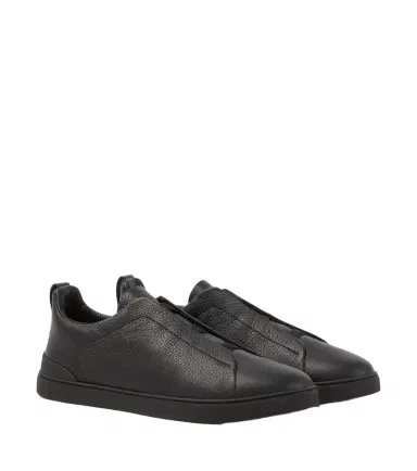 Zegna Triple Stitch leather sneakers | Thumbnail 1 Zegna Triple Stitch leather sneakers | Thumbnail 1