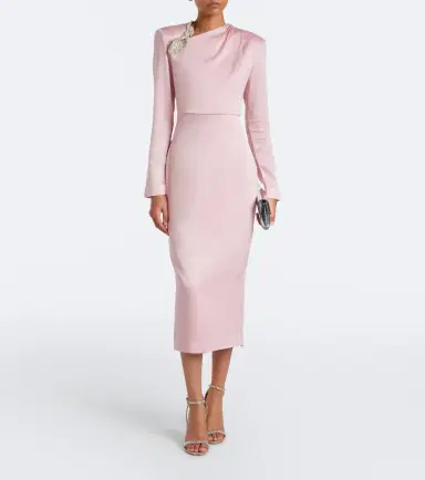 Rachel Gilbert Oryx embellished crêpe satin cocktail dress | Thumbnail 4 Rachel Gilbert Oryx embellished crêpe satin cocktail dress | Thumbnail 4