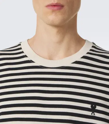 AMI PARIS Striped cotton T-shirt | Thumbnail 7 AMI PARIS Striped cotton T-shirt | Thumbnail 7