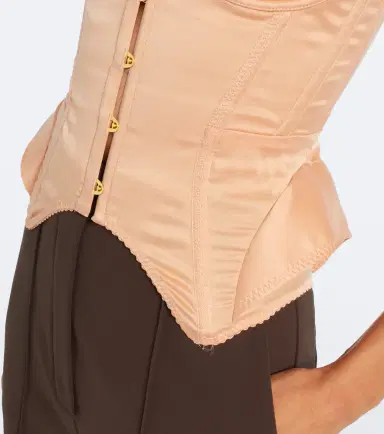 Maria Lucia Hohan Larya lace-trimmed silk-blend corset | Thumbnail 5 Maria Lucia Hohan Larya lace-trimmed silk-blend corset | Thumbnail 5