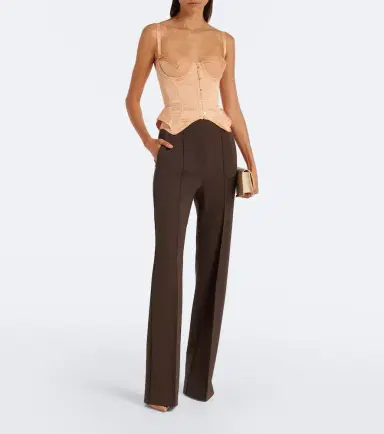 Maria Lucia Hohan Larya lace-trimmed silk-blend corset | Thumbnail 6 Maria Lucia Hohan Larya lace-trimmed silk-blend corset | Thumbnail 6